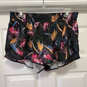 Lululemon 4” Hotty Hot Floral Shorts